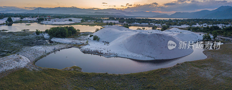 Cam Duc san dune 的日落